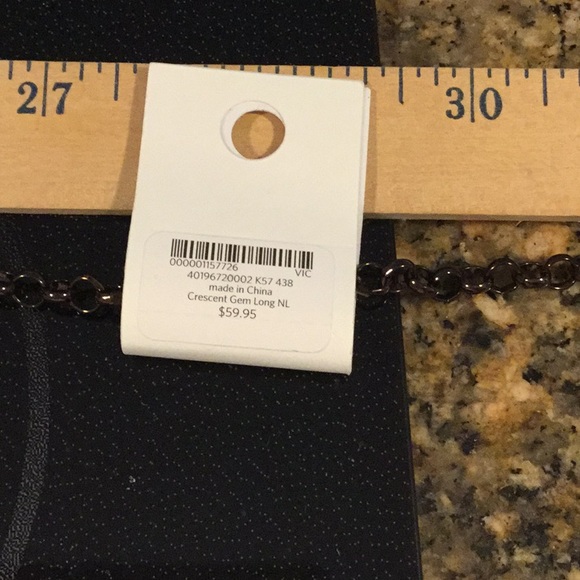 Coldwater Creek, Purple Necklace,Gold-Brown Chain - Picture 5 of 7